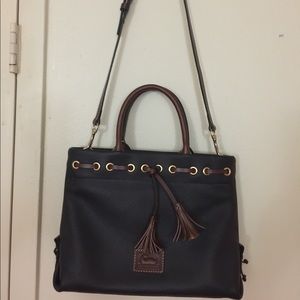 DOONEY AND BOURKE WAKEFIELD TASSEL TOTE PURSE